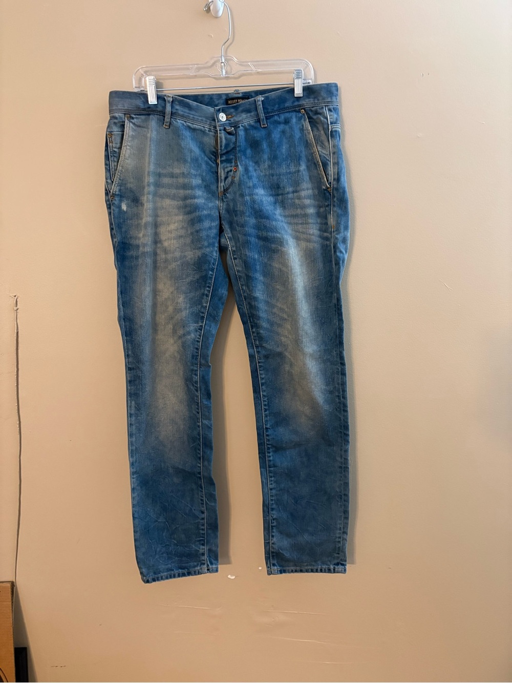Antony Morato Slim Straight Blue Washed Jeans